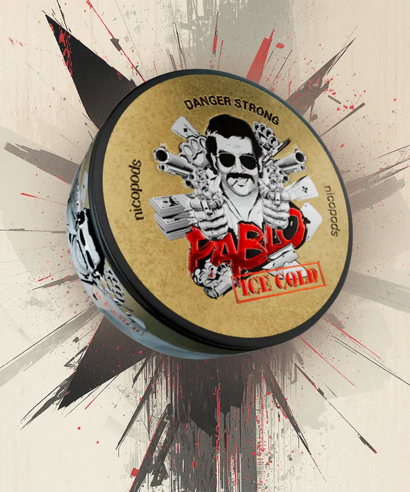 Pablo Ice Cold nicotine pouch can